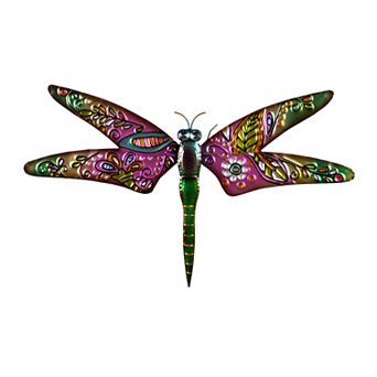 Evergreen Enterprises Boho Dragonfly Wall Decor