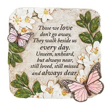 Evergreen Enterprises Those We Love Butterflies Memorial Garden Stone