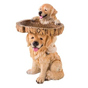 Evergreen Enterprises Playful Puppies Birdbath Outdoor Decor