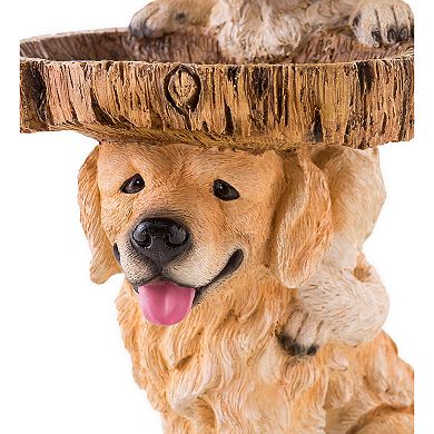 Evergreen Enterprises Playful Puppies Birdbath Outdoor Decor