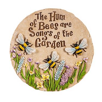 Evergreen Enterprises Humming Bees Garden Stone