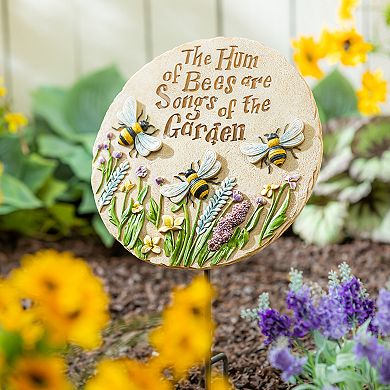 Evergreen Enterprises Humming Bees Garden Stone