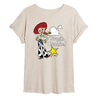 Juniors' Disney / Pixar's Toy Story Jessie Tough Cookie! Oversized Tee