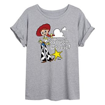 Juniors' Disney / Pixar's Toy Story Jessie Tough Cookie! Oversized Tee