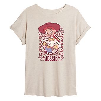 Juniors' Disney / Pixar's Toy Story Jessie Cowgirl Pose Oversized Tee