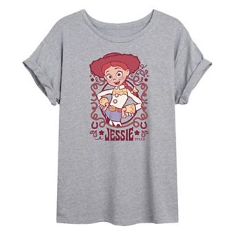 Juniors' Disney / Pixar's Toy Story Jessie Cowgirl Pose Oversized Tee