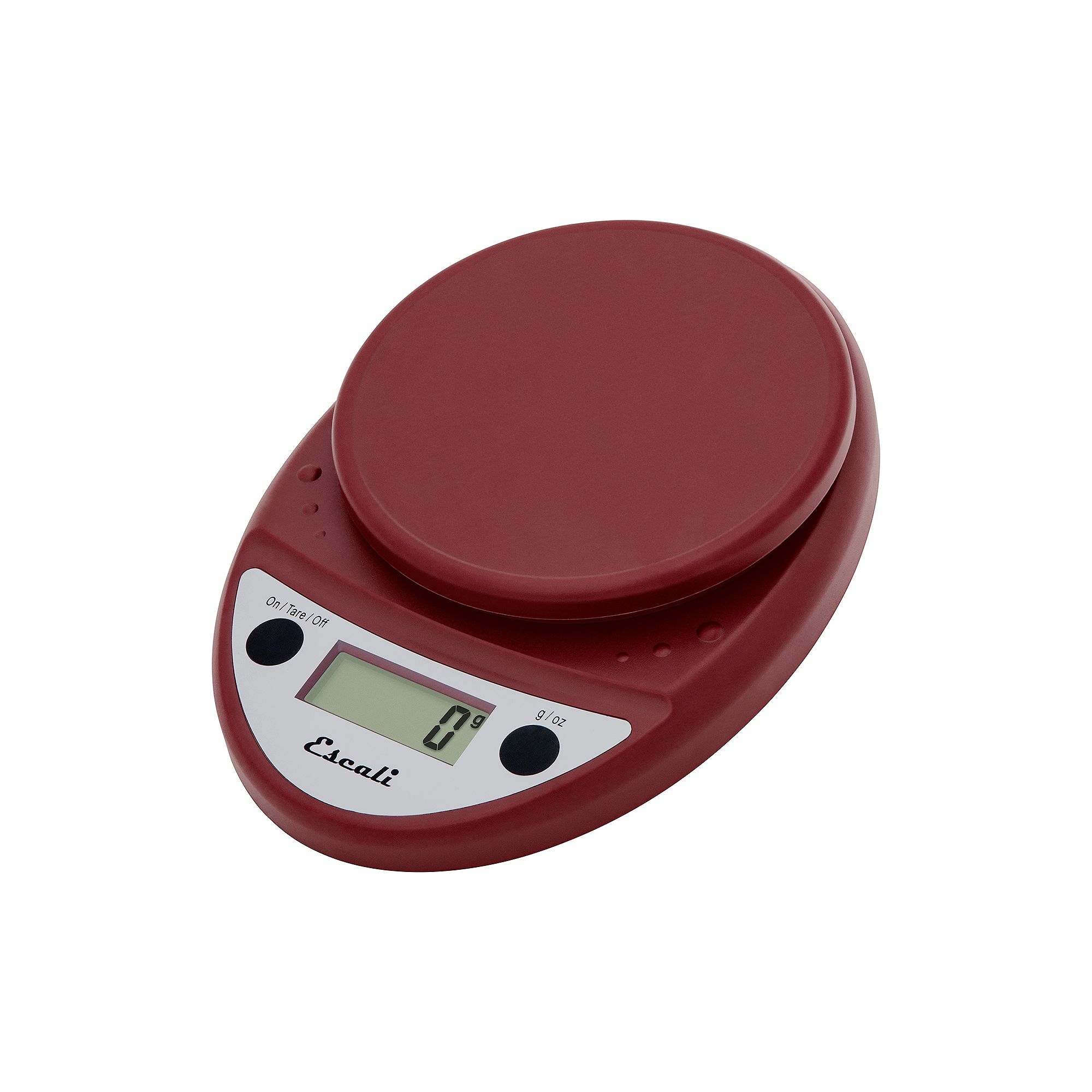 Escali Primo Digital Scale, Warm Red