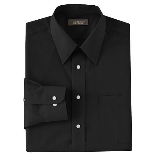 Men's Croft & Barrow® Classic-Fit Easy Care Point-Collar Dress Shirt