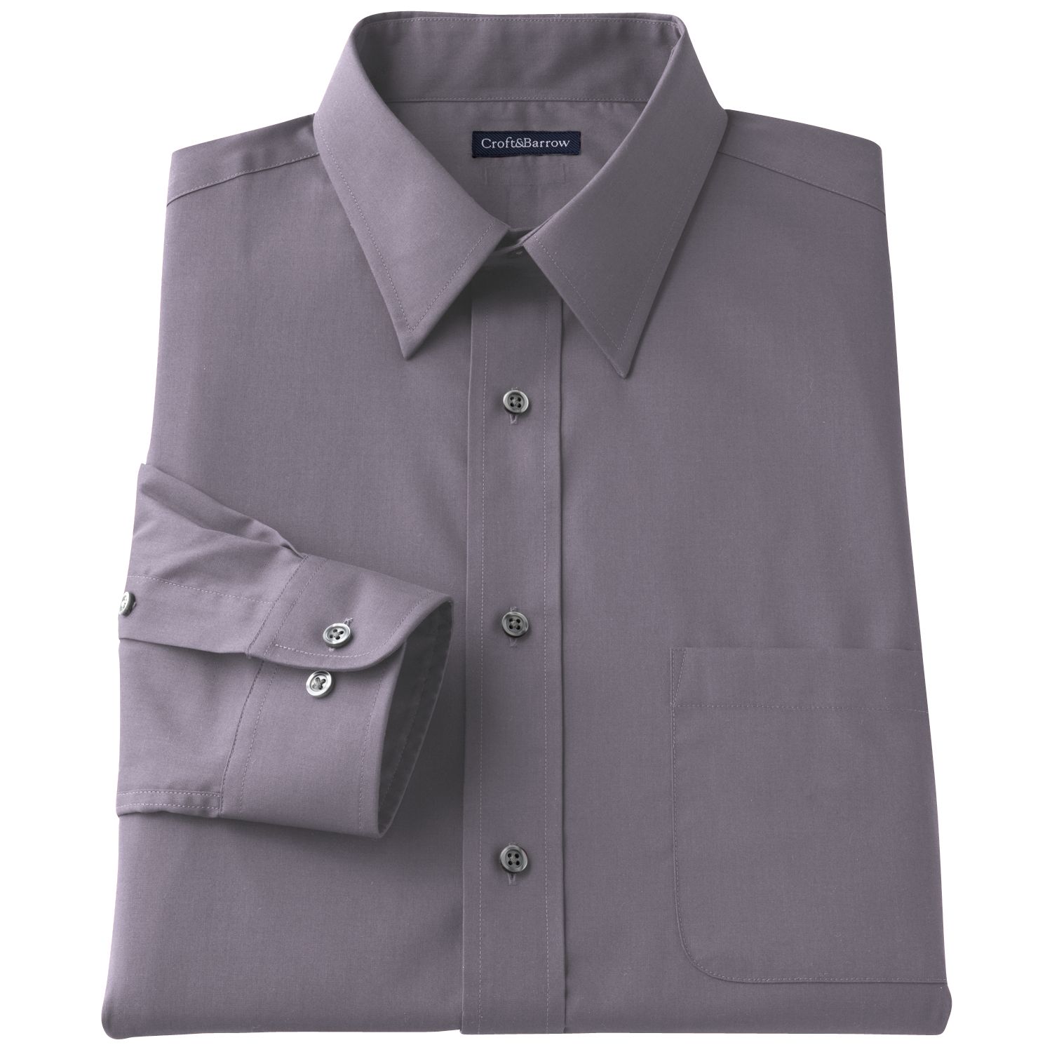 Men's Croft & Barrow® Classic-Fit Easy Care Point-Collar Dress Shirt