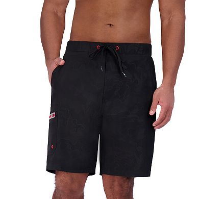 Men's ZeroXposur 9-Inch Elastic Waist Swim Bottoms