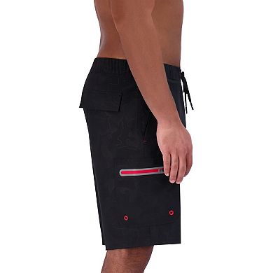 Men's ZeroXposur 9-Inch Elastic Waist Swim Bottoms
