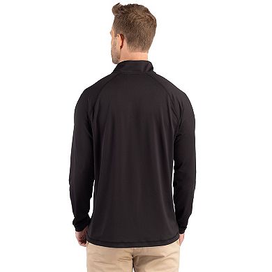 Cutter & Buck Prospect Epic Confidence Recycled Textured Stretch Mens Big & Tall Quarter Zip