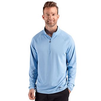 Cutter & Buck Prospect Epic Confidence Recycled Textured Stretch Mens Quarter Zip
