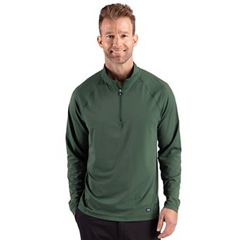 Cutter & Buck Prospect Epic Confidence Recycled Textured Stretch Mens Quarter Zip