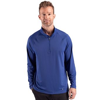 Cutter & Buck Prospect Epic Confidence Recycled Textured Stretch Mens Quarter Zip