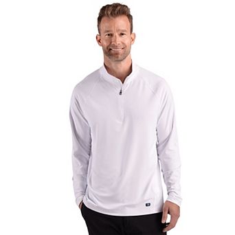Cutter & Buck Prospect Epic Confidence Recycled Textured Stretch Mens Quarter Zip