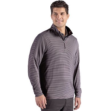 Cutter & Buck Forge Epic Confidence Recycled Double Stripe Mens Quarter Zip