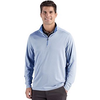Cutter & Buck Forge Epic Confidence Recycled Double Stripe Mens Quarter Zip