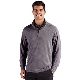 Cutter & Buck Forge Epic Confidence Recycled Double Stripe Mens Quarter Zip