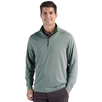 Cutter & Buck Forge Epic Confidence Recycled Double Stripe Mens Quarter Zip