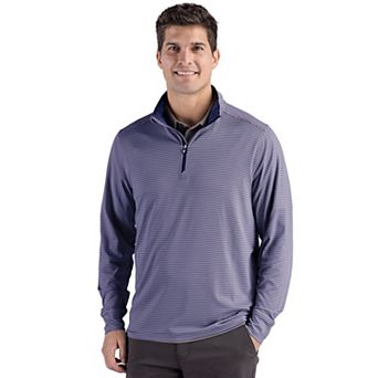 Cutter & Buck Forge Epic Confidence Recycled Double Stripe Mens Quarter Zip