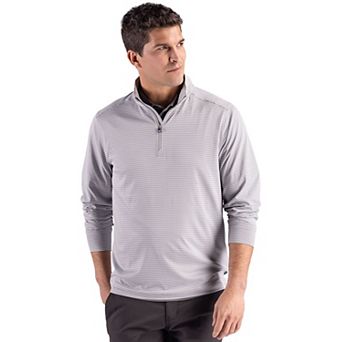 Cutter & Buck Forge Epic Confidence Recycled Double Stripe Mens Quarter Zip