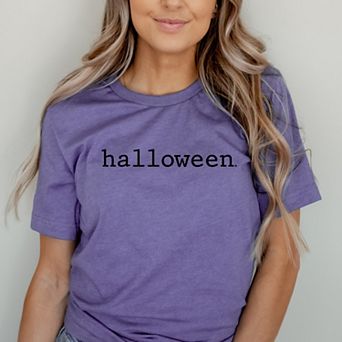 Halloween Typewriter - Women's Short Sleeve Graphic T-Shirt
