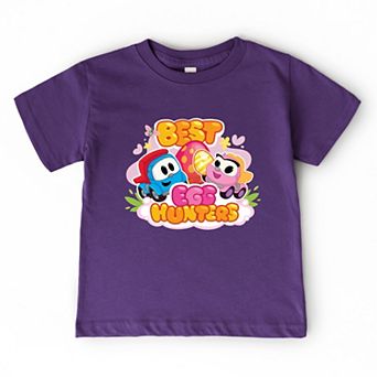 Leo the Truck Best Egg Hunters - Toddler Short Sleeve Graphic T-Shirt