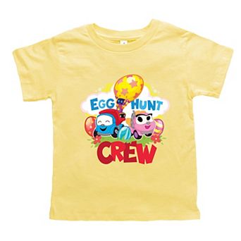 Leo the Truck Egg Hunt Crew - Toddler Short Sleeve Graphic T-Shirt