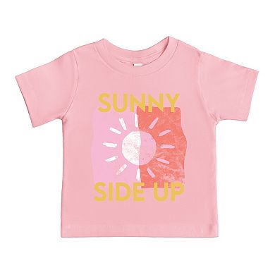 Sunny Side Up Sun - Toddler Short Sleeve Graphic T-Shirt