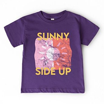 Sunny Side Up Sun - Toddler Short Sleeve Graphic T-Shirt