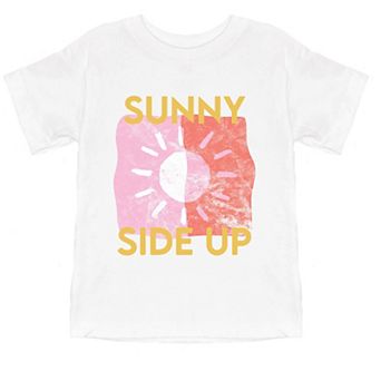 Sunny Side Up Sun - Toddler Short Sleeve Graphic T-Shirt