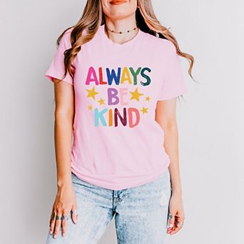 Always Be Kind Stars - Women's Short Sleeve Graphic T-Shirt