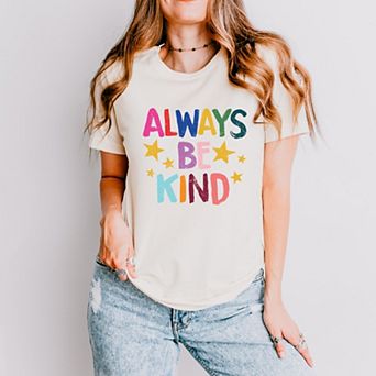 Always Be Kind Stars - Women's Short Sleeve Graphic T-Shirt