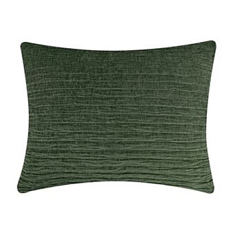 100% Velvet Crush Chenille Velvet Reversible with 100% Organic Texture Sham