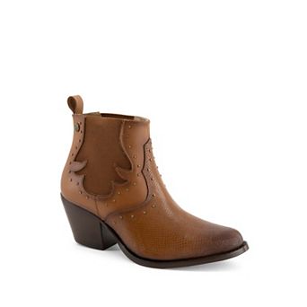 Forastero Women's Western Fashion Leather Booties 95864-3896587