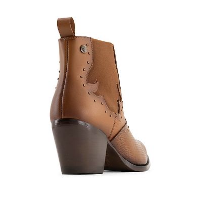 Forastero Women's Western Fashion Leather Booties 95864-3896587