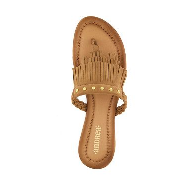 Andrea Women's Flat Thong Sandals 95938-3907849