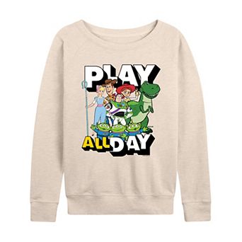 Women's Disney / Pixar's Toy Story Play All Day French Terry Long Sleeve Tee
