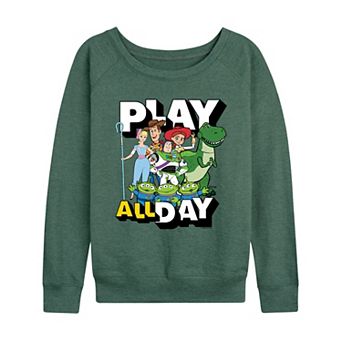 Women's Disney / Pixar's Toy Story Play All Day French Terry Long Sleeve Tee