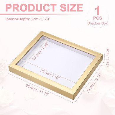 Shadow Box Display Frame, 2cm Deep Photo Shadow Box 1Pc