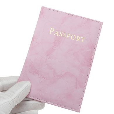 Marble Pattern Passport Holder 1 Pc