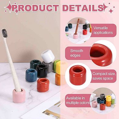 Ceramic Chime Candle Holders, Small Ceramic Candle Holders 5 Pcs