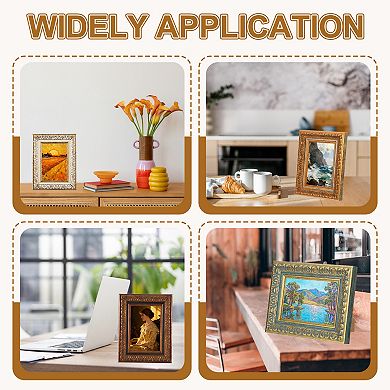 10.2x13.6 Inch Rectangle Resin Vintage Picture Frame 1Pc