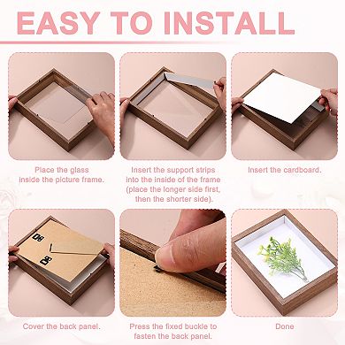 Shadow Box Display Frame, 3cm Deep Photo Shadow Box Display Case Wall Mount & Tabletop Display 1Pc