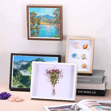 Shadow Box Display Frame, 3cm Deep Photo Shadow Box Display Case Wall Mount & Tabletop Display 1Pc