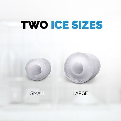 Newair 26 lbs. Countertop Ice Maker, Portable and Lightweight, Large or Small Ice Size