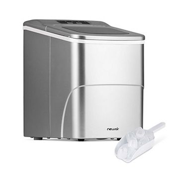 Newair 26 lbs. Countertop Ice Maker, Portable and Lightweight, Large or Small Ice Size