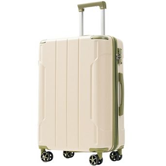 KWPZQEB Lightweight ABS Hardshell Luggage, TSA Lock