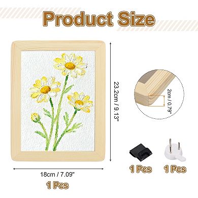 9.2x7.1 inch Rectangle Photo Frame, Wall Mount & Tabletop Display 1Pc